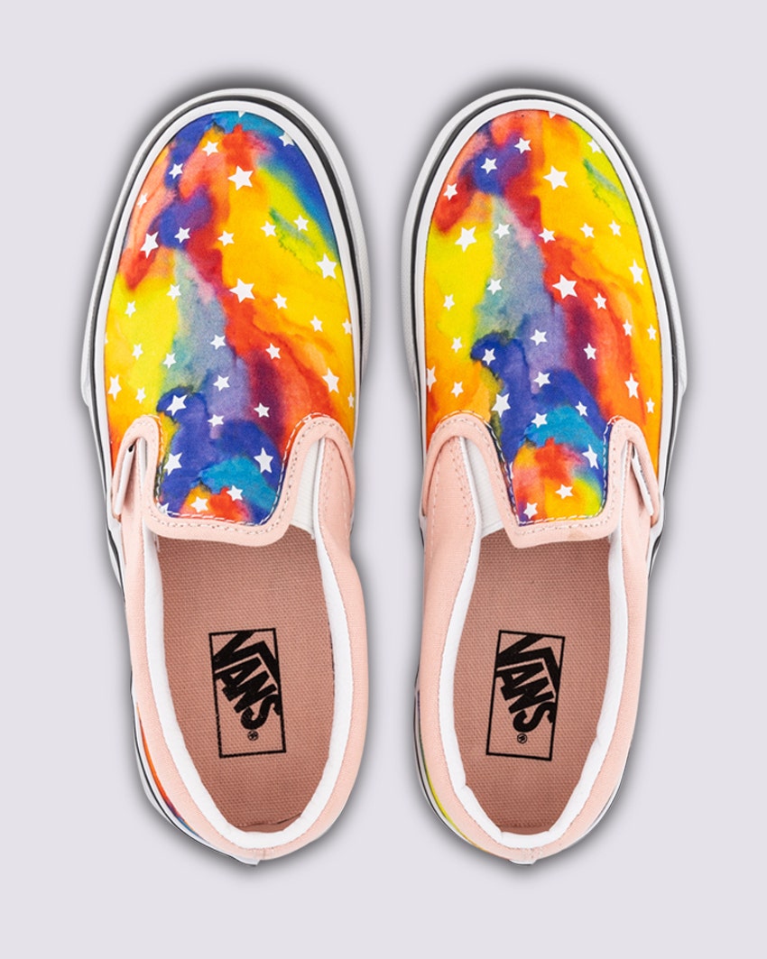 KIDS CLASSIC SLIP-ON - RAINBOW GALAXY PINK/MULTI slider