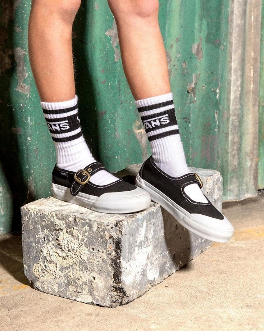 KIDS MARY JANE - BLACK/TRUE WHITE slider