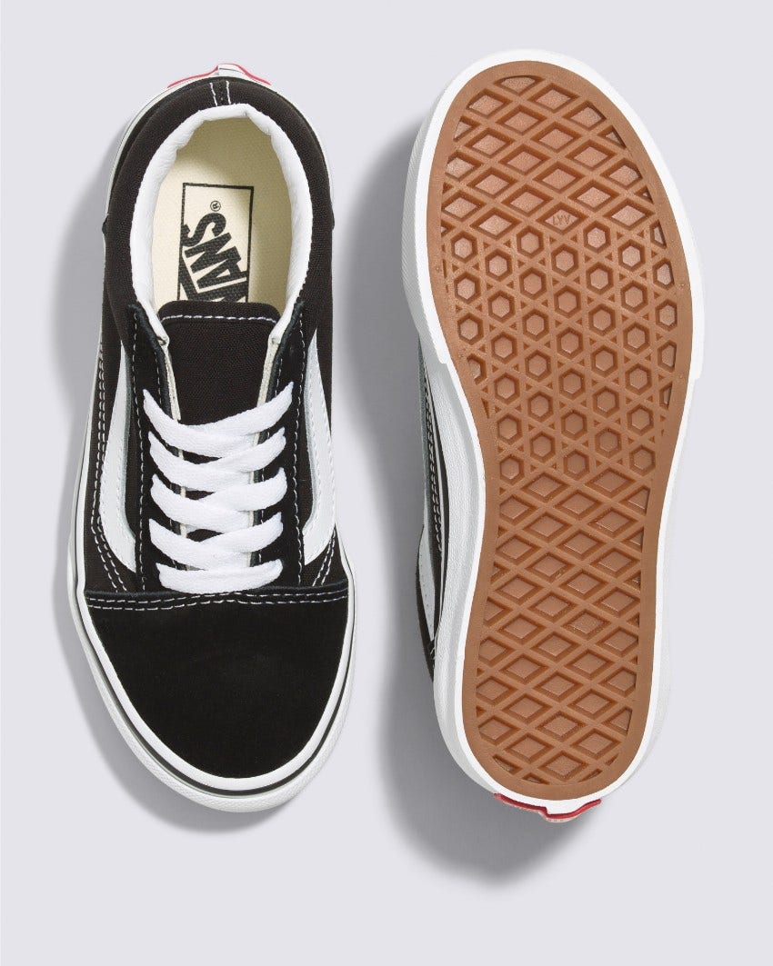 KIDS OLD SKOOL - BLACK/TRUE WHITE slider