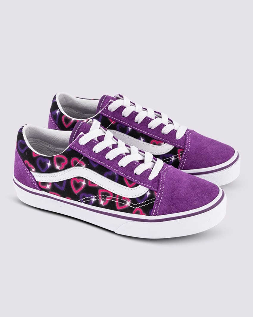 KIDS OLD SKOOL - BUTTERFLY KISSES BLACK/MULTI slider