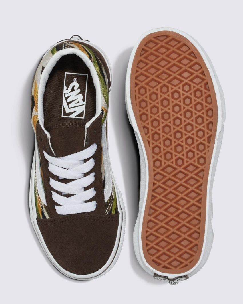 KIDS OLD SKOOL - PAINTED CAMO BROWN/MULTI slider