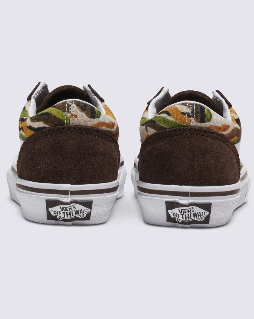 KIDS OLD SKOOL - PAINTED CAMO BROWN/MULTI slider