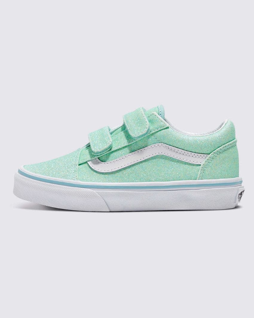 KIDS OLD SKOOL V GLITTER - GLITTER PASTEL BLUE slider