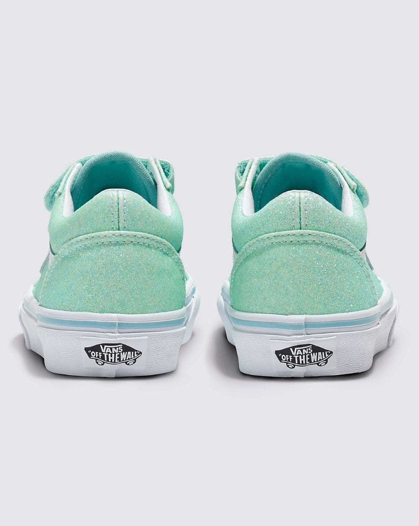 KIDS OLD SKOOL V GLITTER - GLITTER PASTEL BLUE slider