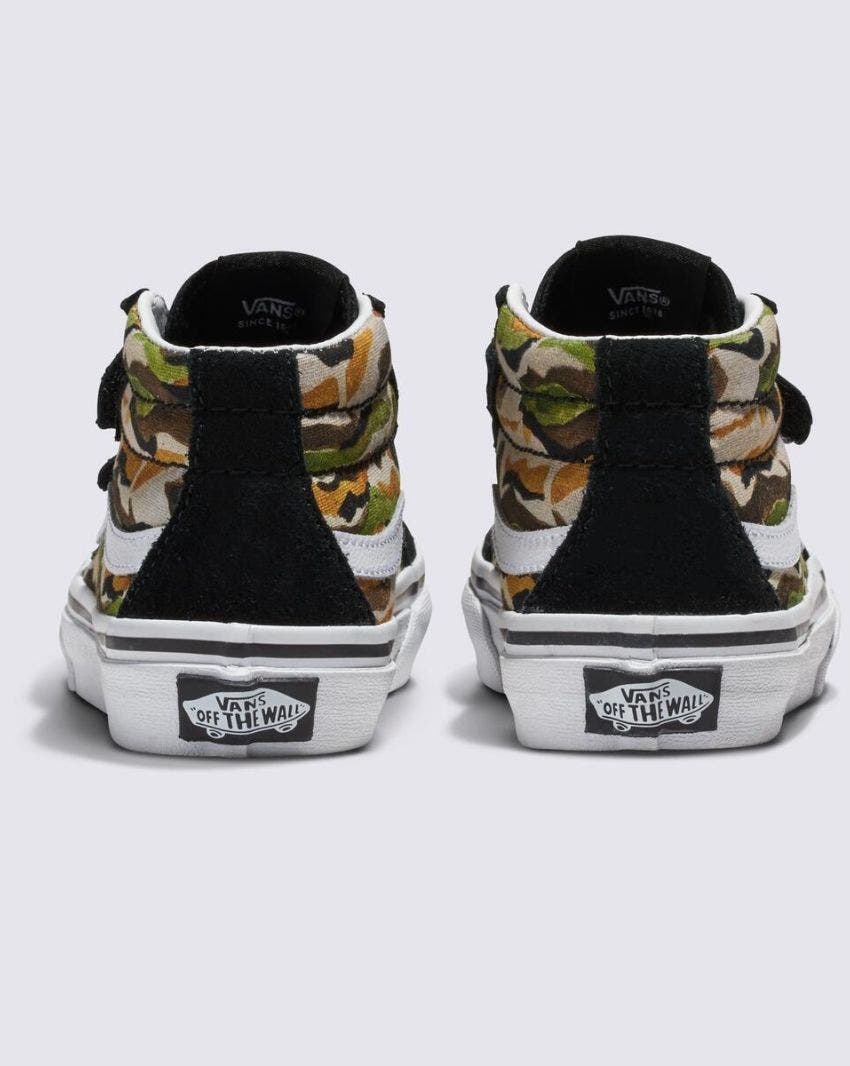 KIDS SK8-MID REISSUE V - PAINTED CAMO GREEN/MULTI slider