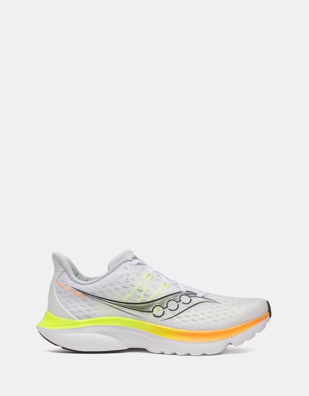 Kinvara 16 - Men's - White & Citron