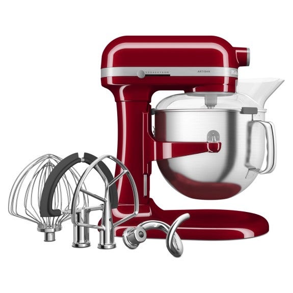 KITCHENAID 6.6 LITRE ARTISAN BOWL LIFT MIXER - EMPIRE RED slider