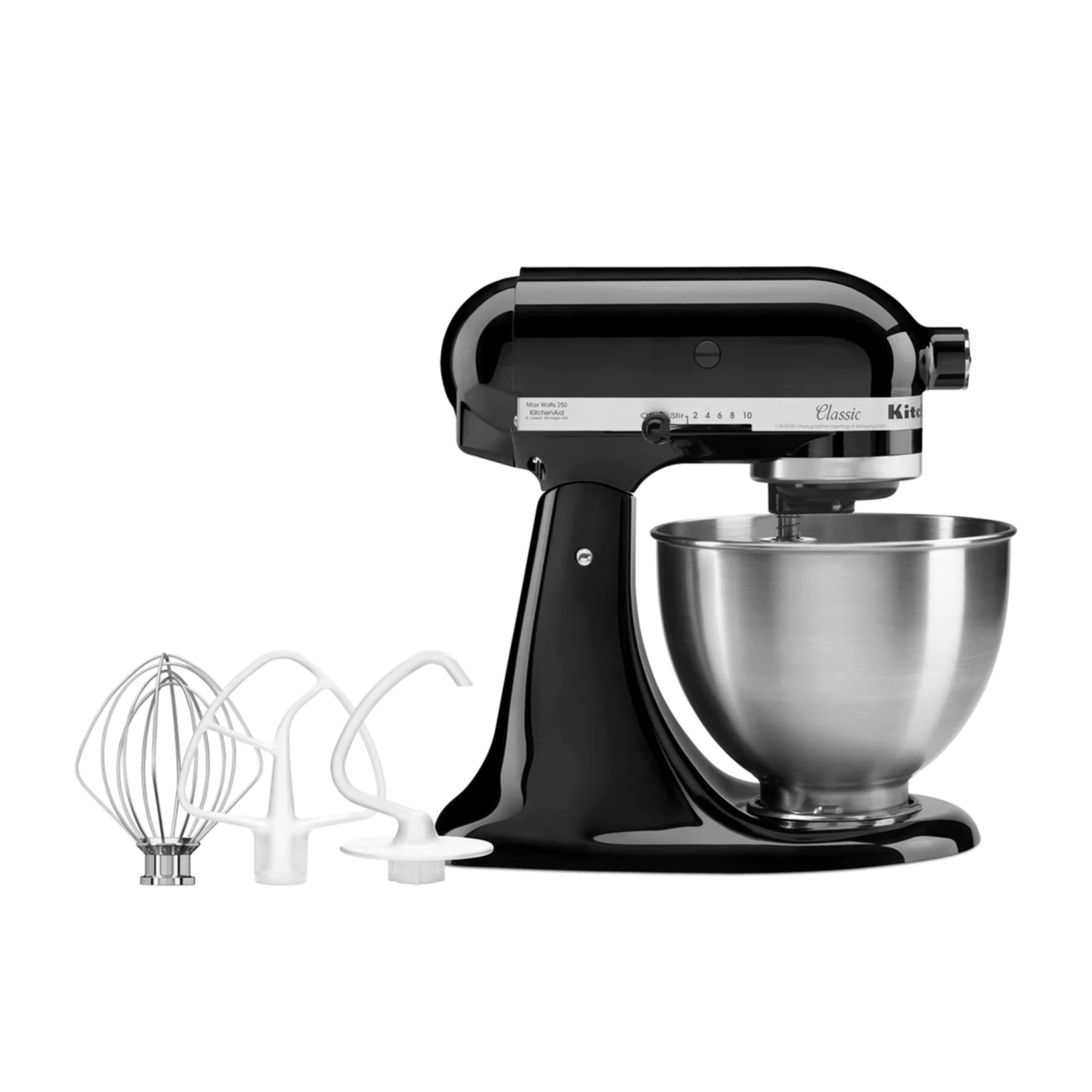 KitchenAid Classic KSM45 Stand Mixer Onyx Black - Cart slider