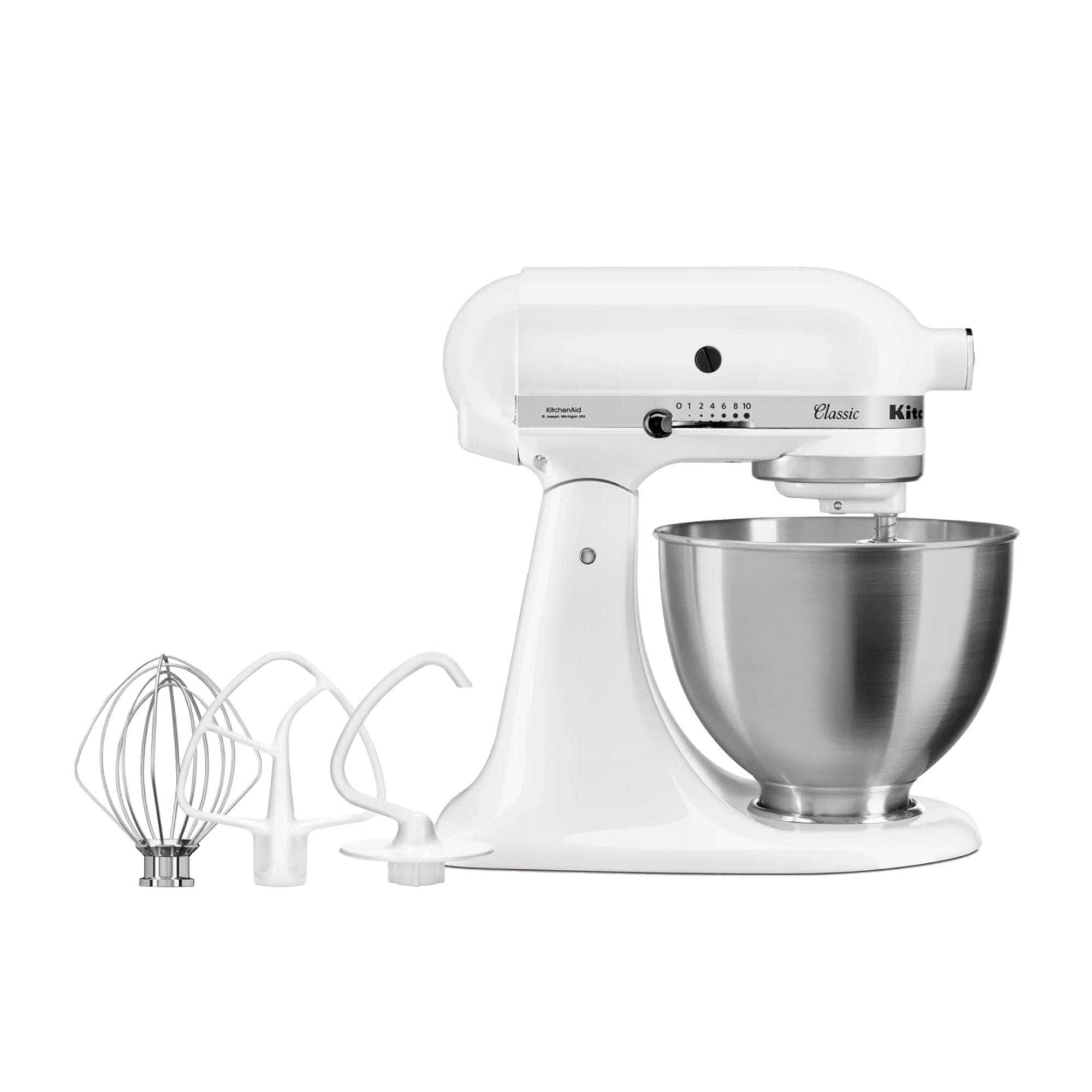 KitchenAid Classic KSM45 Stand Mixer White - Cart slider