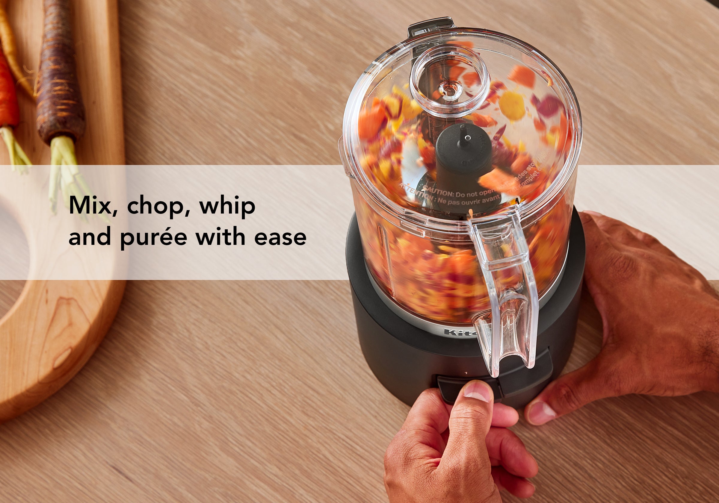 KitchenAid Cordless Go 5 Cup Food Chopper With Battery slider