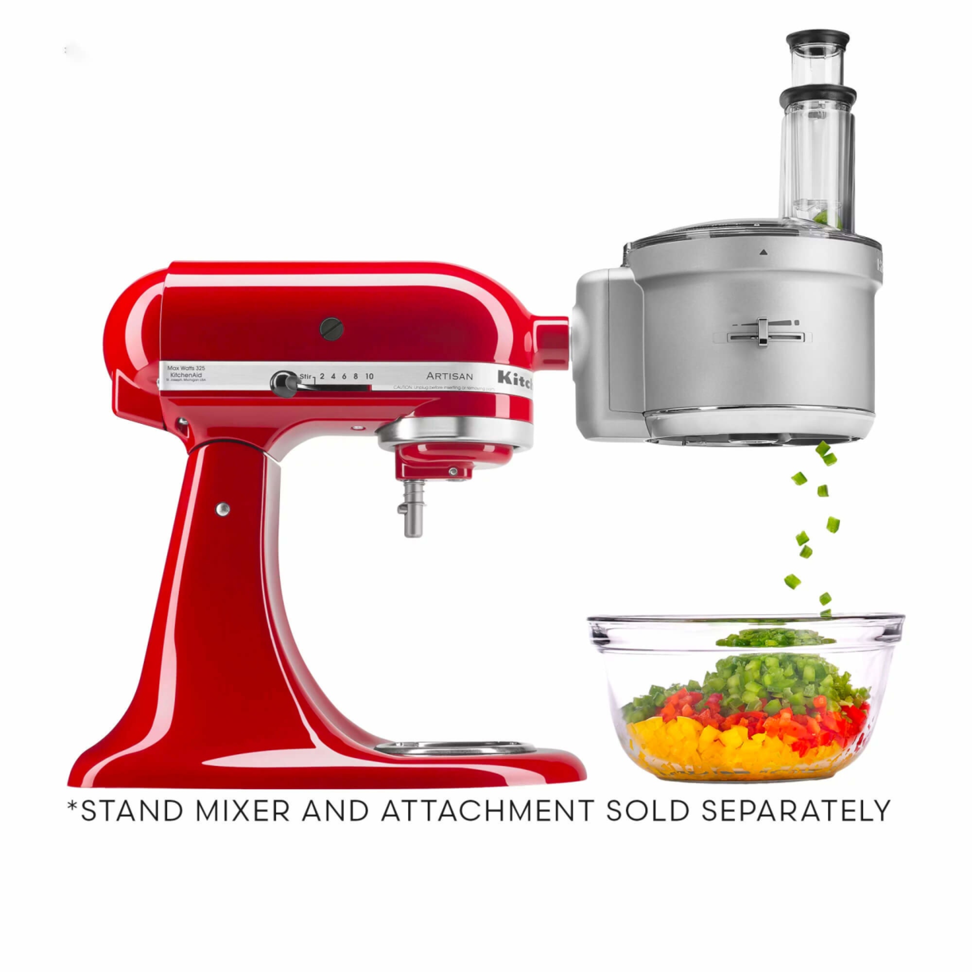 KitchenAid Food Processor Attachment - Silver/Grey slider