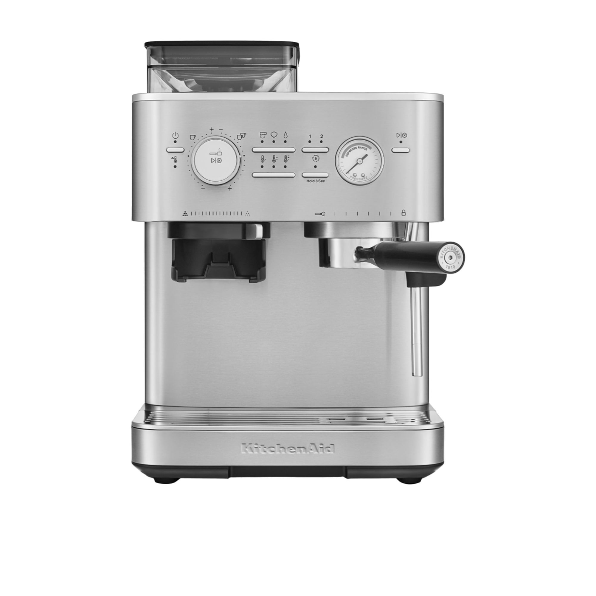 KitchenAid Semi Automatic Espresso Machine w/ Burr Grinder Stainless Steel - Cart slider