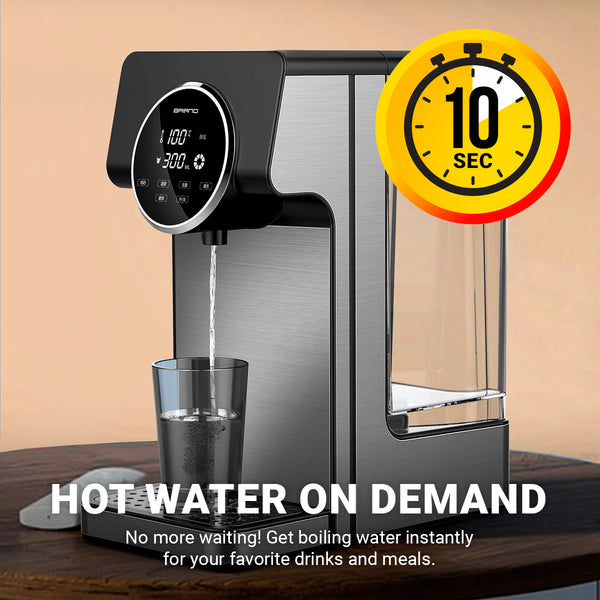 Kleva New Instant Hot Water Dispenser Deluxe with 7 Temp Presets Plus Water Filter slider