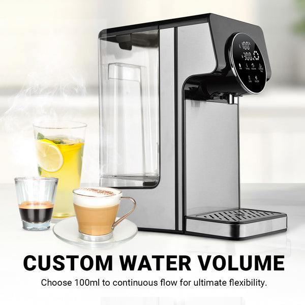 Kleva New Instant Hot Water Dispenser Deluxe with 7 Temp Presets Plus Water Filter slider