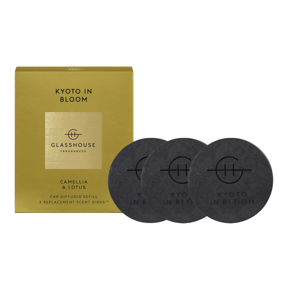 Kyoto In Bloom Camellia & Lotus Car Diffuser Refills Kit slider