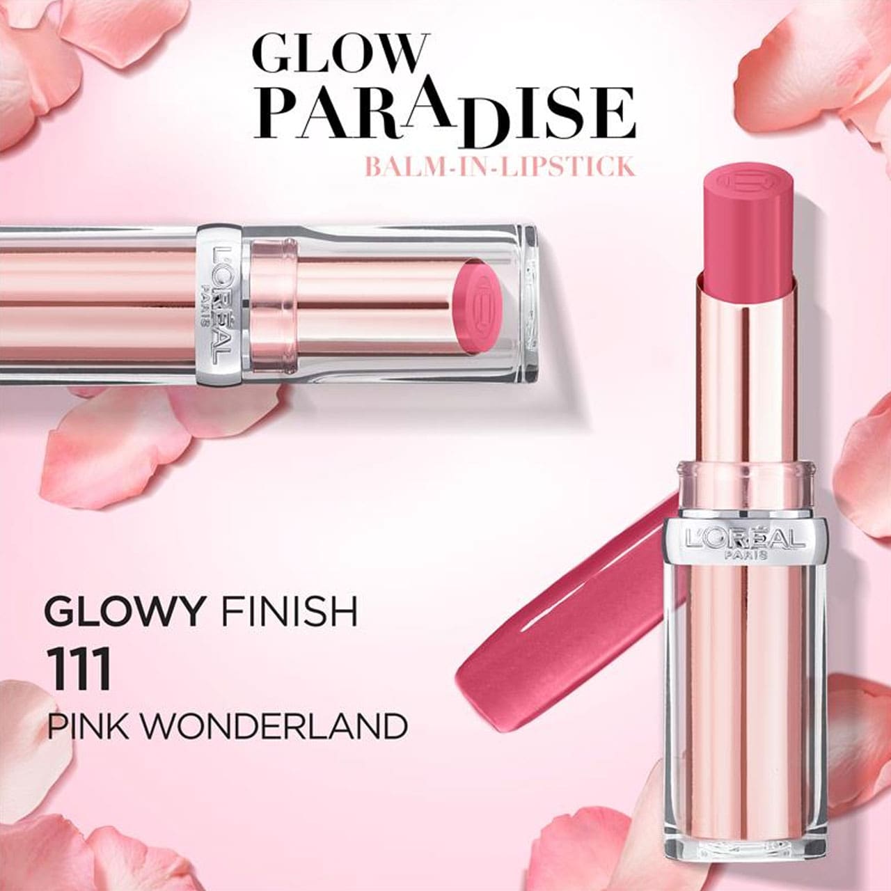 L’Oreal Paris Glow Paradise Balm-In-Lipstick 111 Pink Wonderland slider