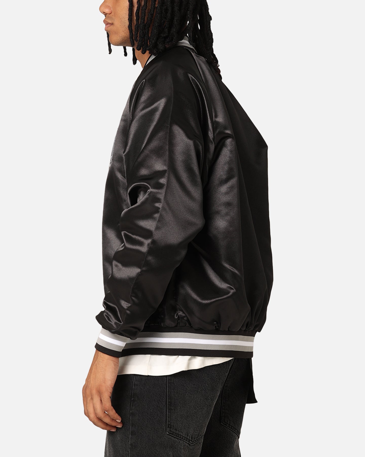 Las Vegas Raiders Lightweight Satin Jacket slider