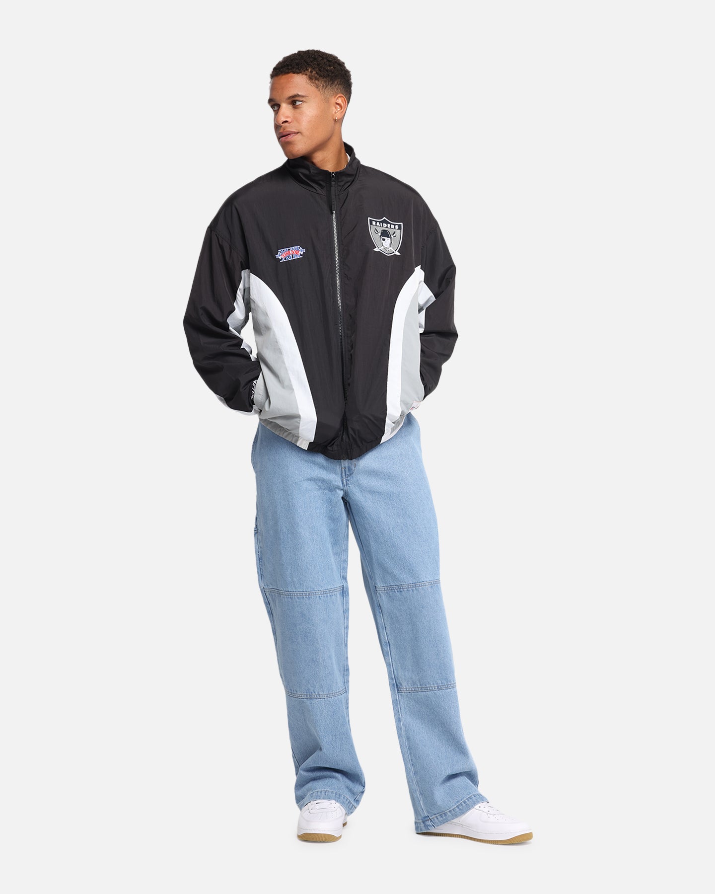 Las Vegas Raiders Nylon Track Jacket slider