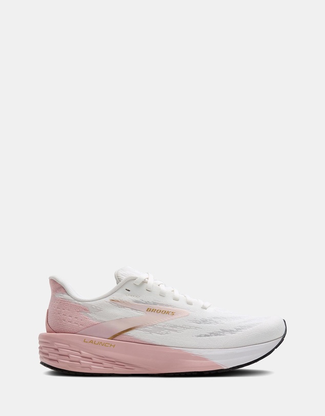Launch 11 - Women's - White, Gold & Pink