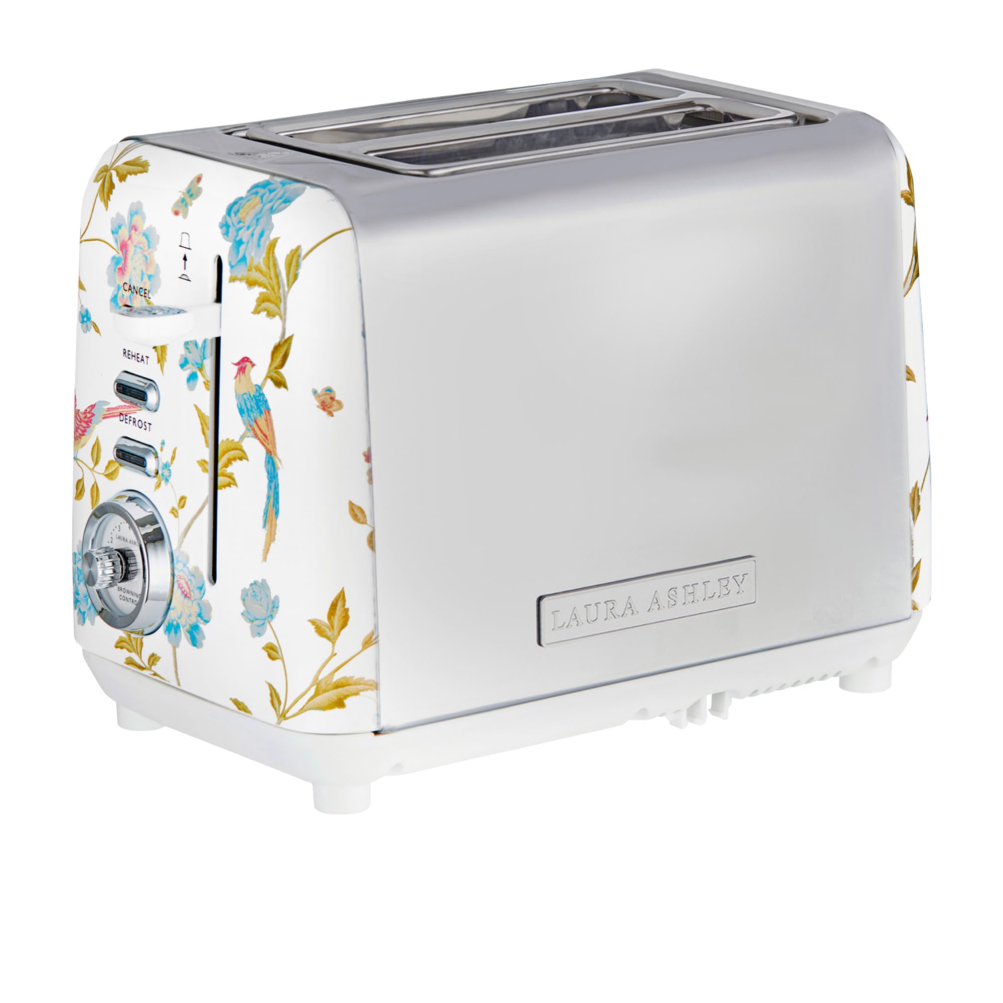 Laura Ashley Elveden 2 Slice Toaster White - White