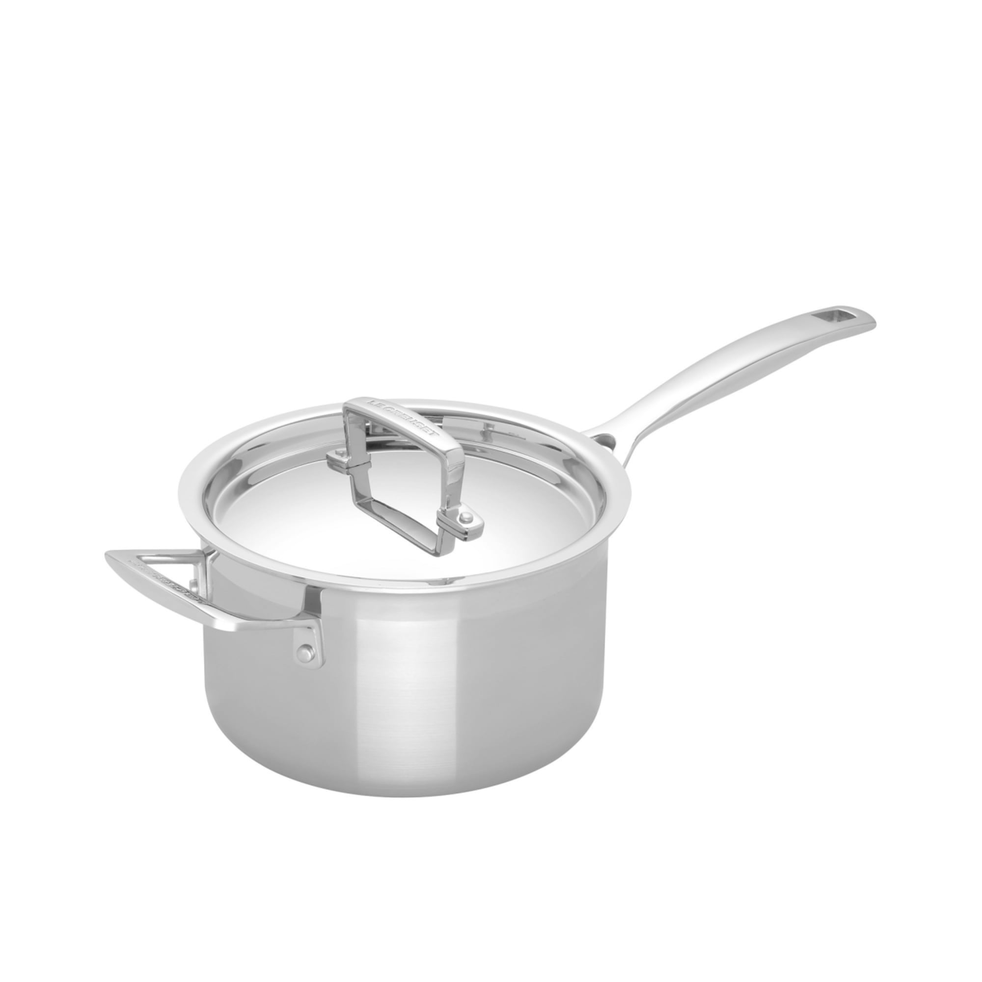 Le Creuset 3-Ply Stainless Steel Saucepan with Lid 18cm - 2.8L slider