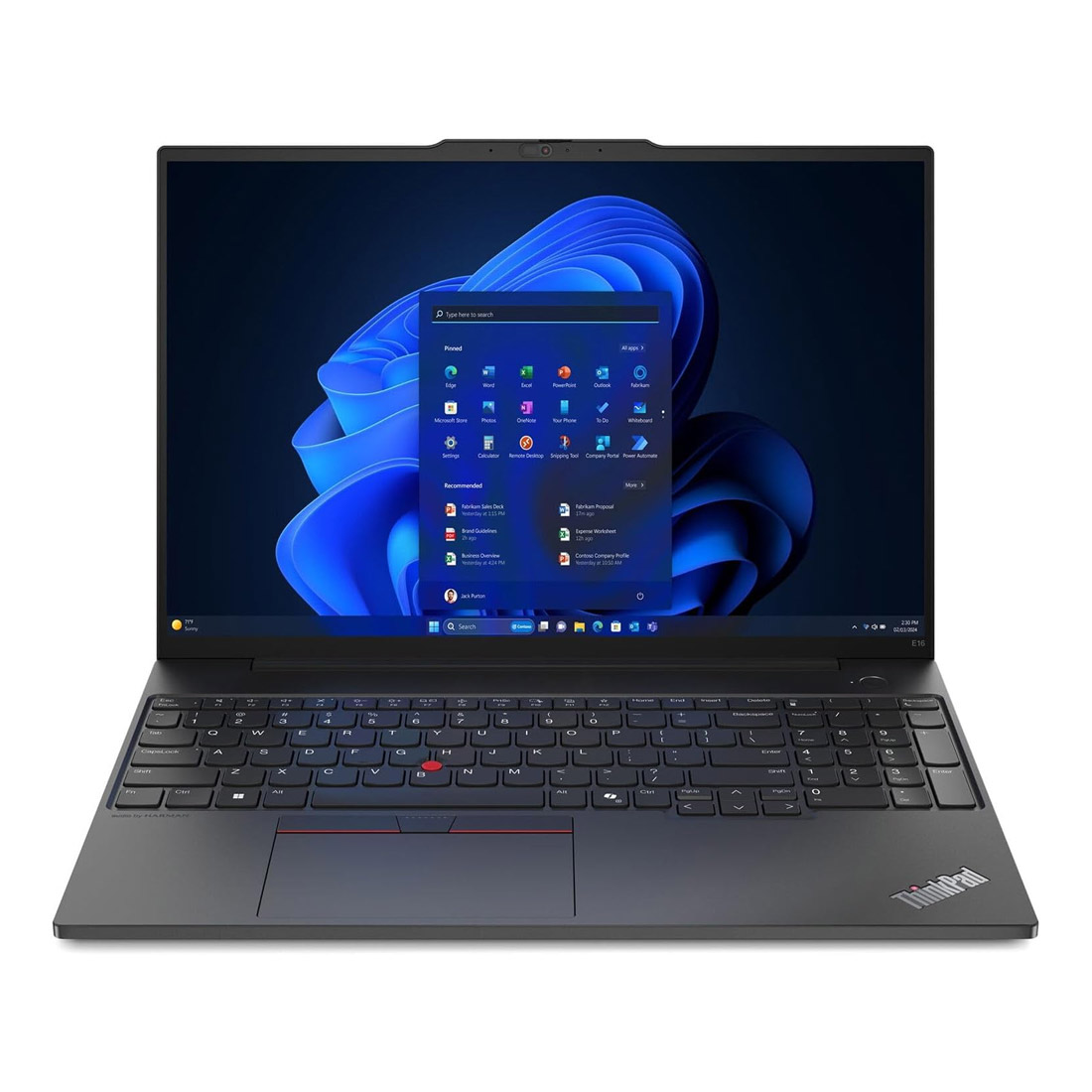 Lenovo ThinkPad E16 (R7-7735U, 512GB/16GB, W11P, 21M5005EAU) - Black