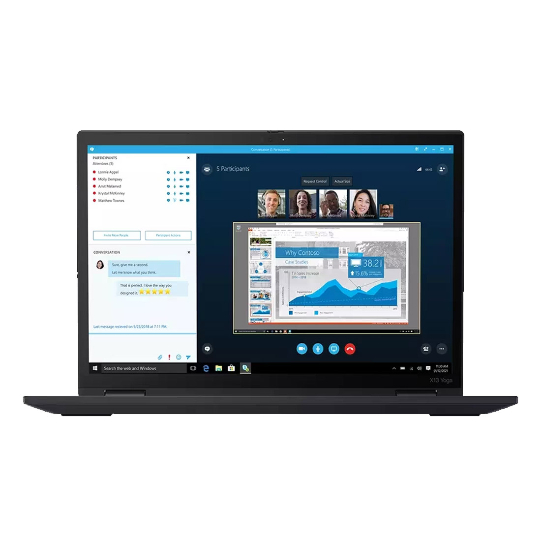Lenovo ThinkPad X13 Yoga Gen 2 Touchscreen Laptop (i5, 256GB/16GB) [Refurbished] - Excellent slider