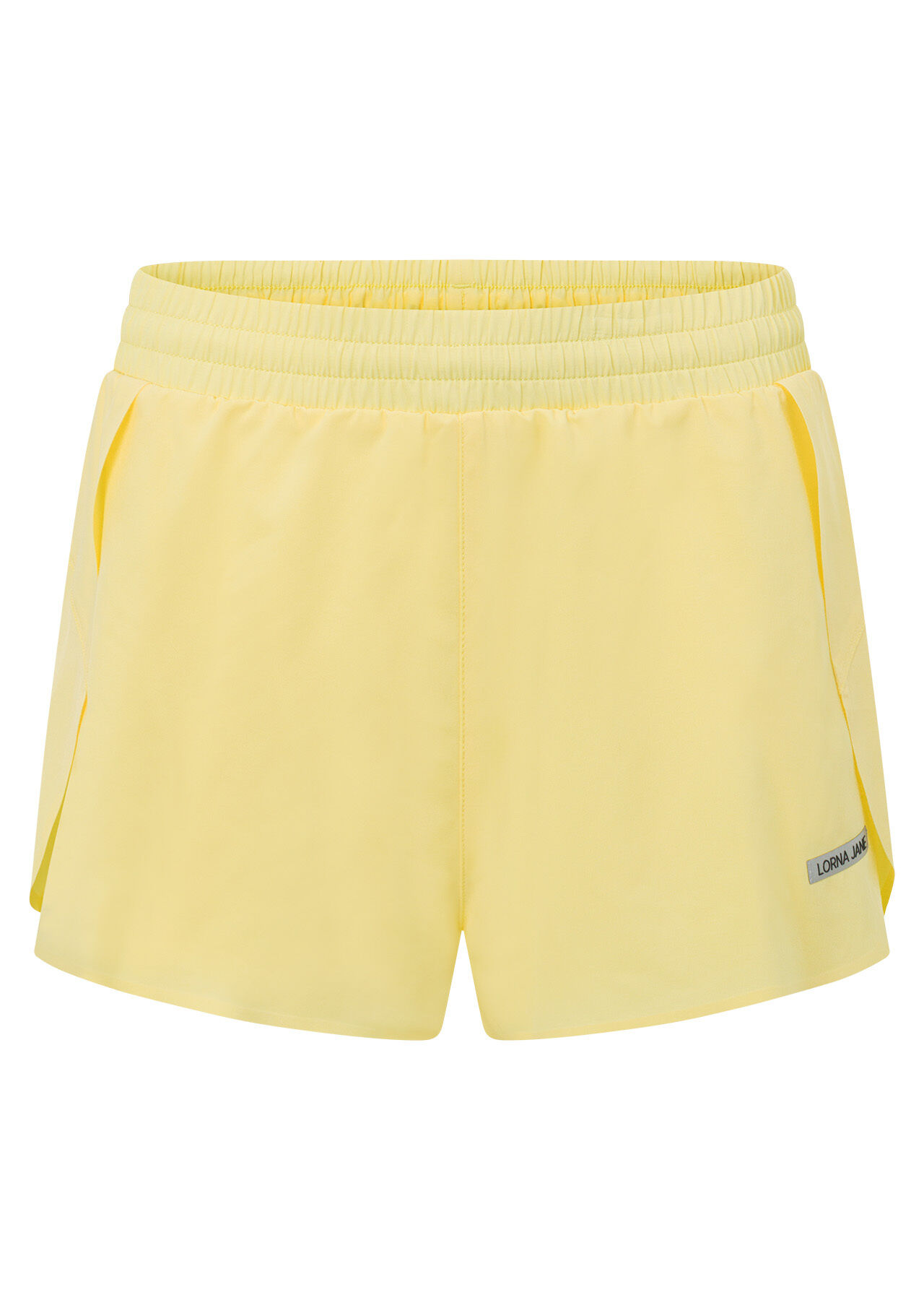 Lightspeed Phone Pocket Run Short - Lemon Cream slider