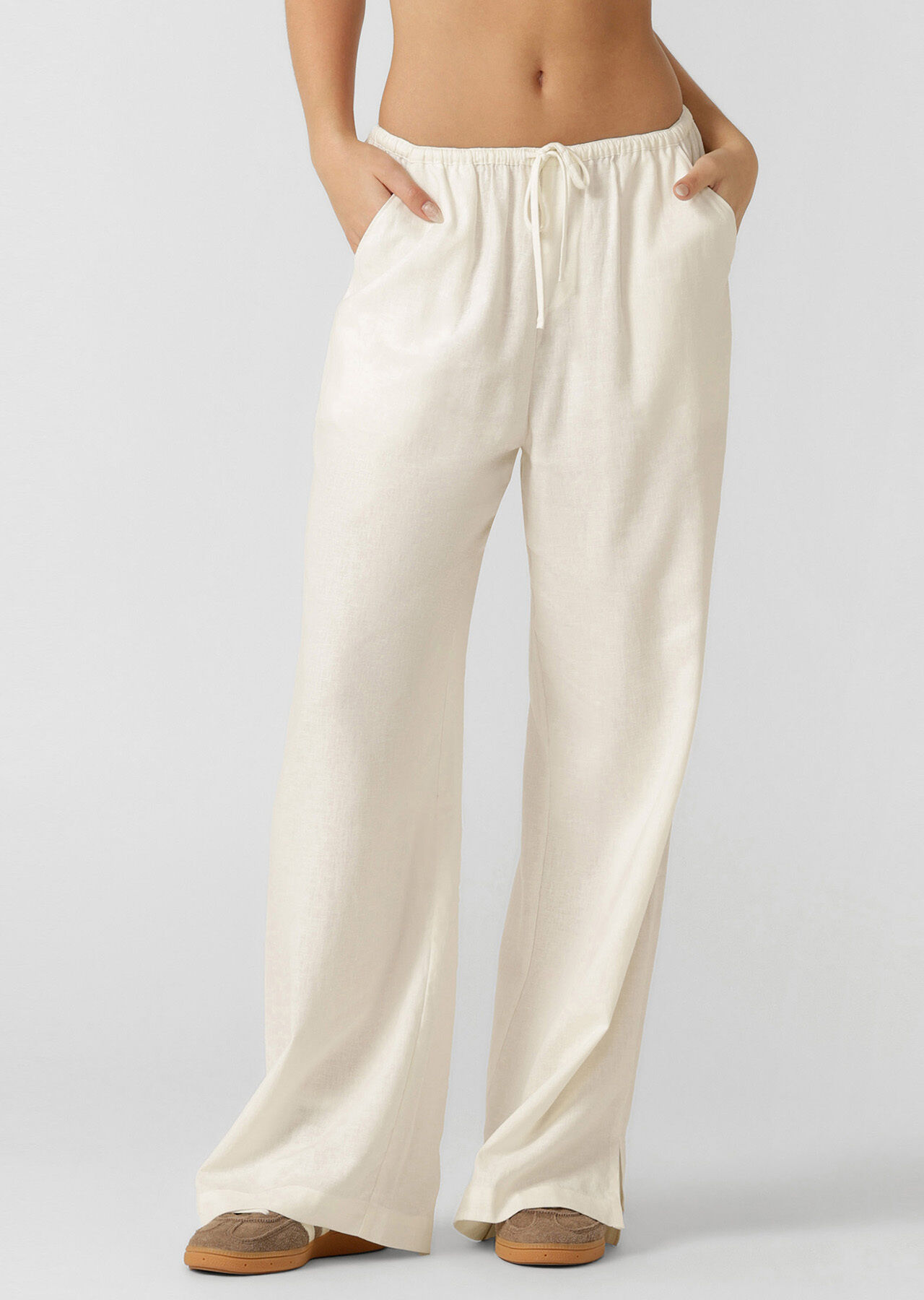 Linen Lounge Pants - Porcelain slider