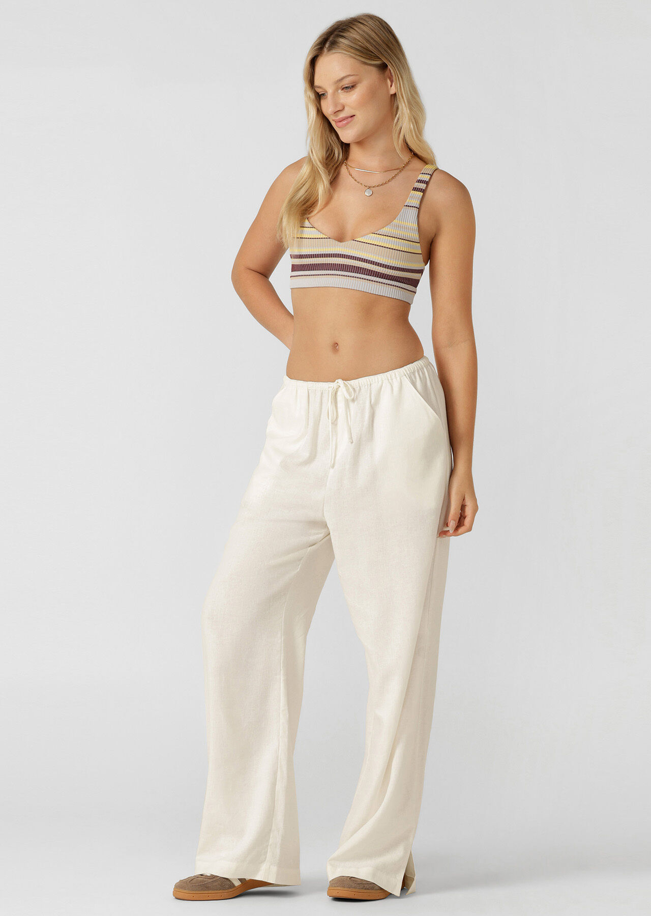 Linen Lounge Pants - Porcelain slider