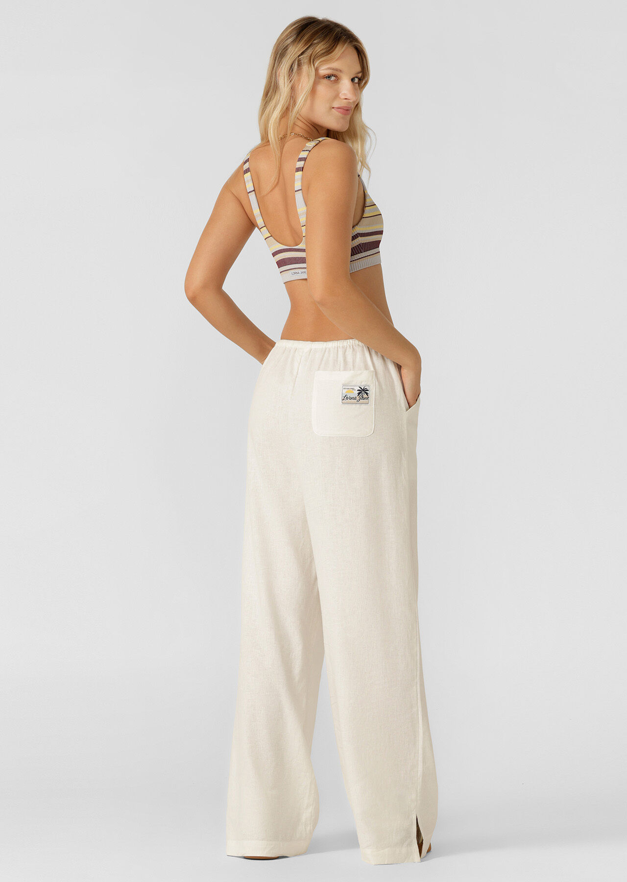 Linen Lounge Pants - Porcelain slider