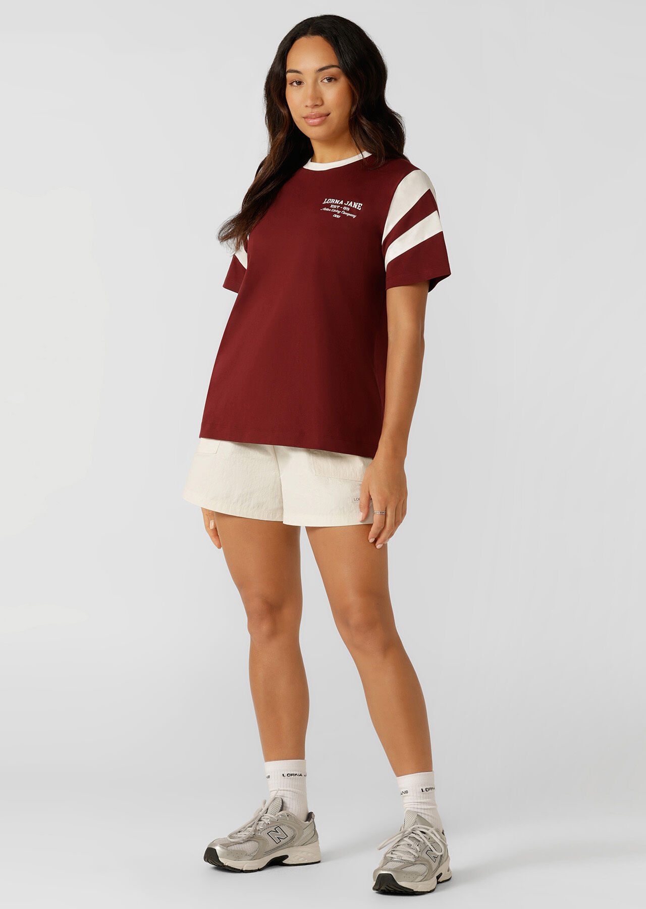 LJ Track T-Shirt - Merlot slider