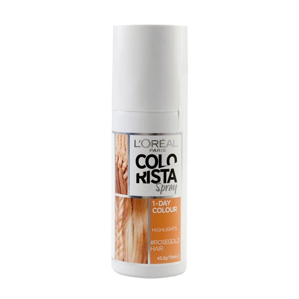 L'Oreal Colorista Spray Hair Colour 1 Day Rose Gold Hair 75ml