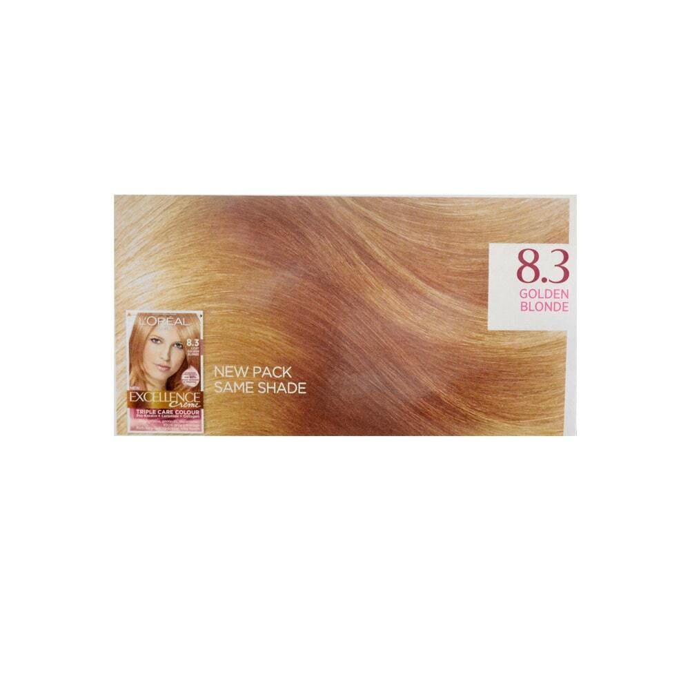 L'Oreal Excellence Creme Hair Colour 8.3 Golden Blonde slider