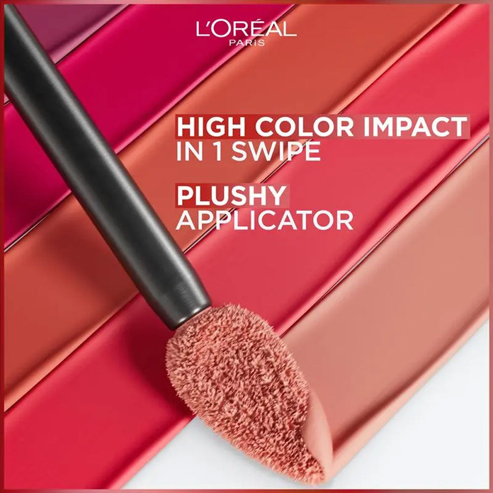 L'Oreal Liquid Lipstick Matte Resistance 400 Spill The Tea 5ml slider