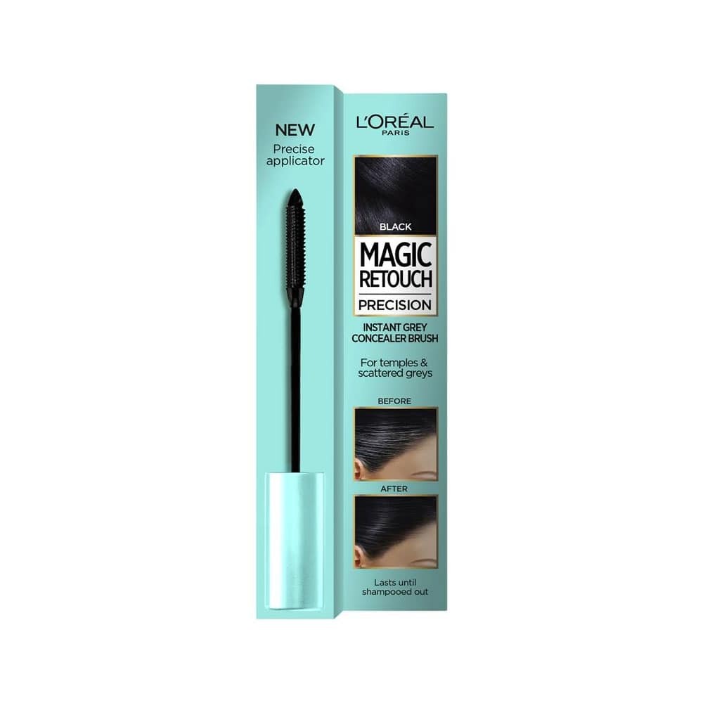 L'Oreal Paris Magic Retouch Precision Instant Grey Concealer Brush Black 8ml slider