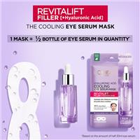 L'Oreal Paris Revitalift Filler Hyaluronic Acid And Caffeine Eye Mask slider