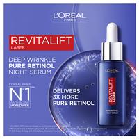 L'Oreal Paris Revitalift Laser Pure Retinol Night Serum 30ml slider