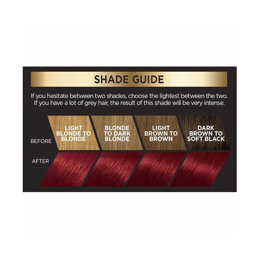 L'Oreal Preference Luminous Colour P67 London Very Intense Red slider