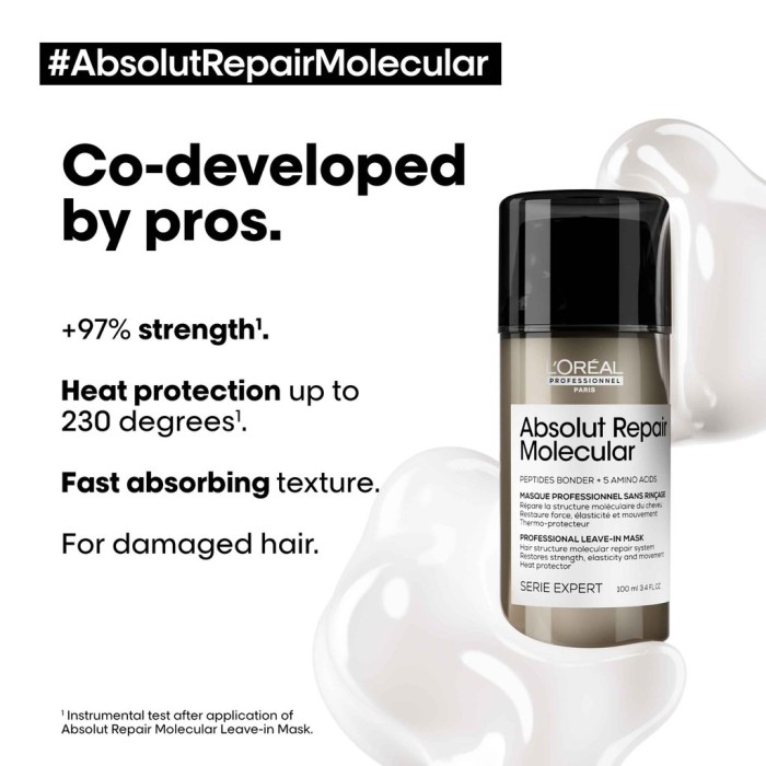 L'Oreal Professional Serie Expert Absolut Repair Molecular Leave-in Mask 100ml slider