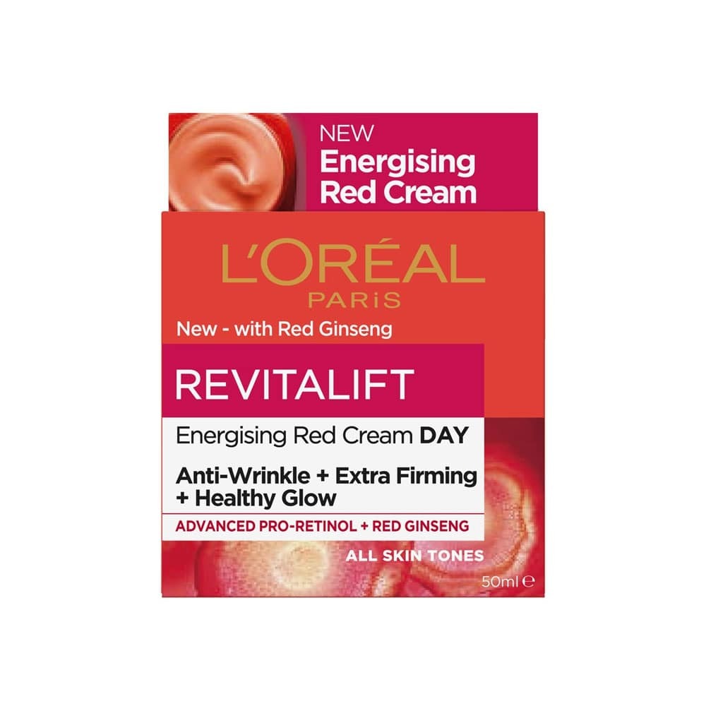 L'Oreal Revitalift Energising Red Cream Day 50ml slider