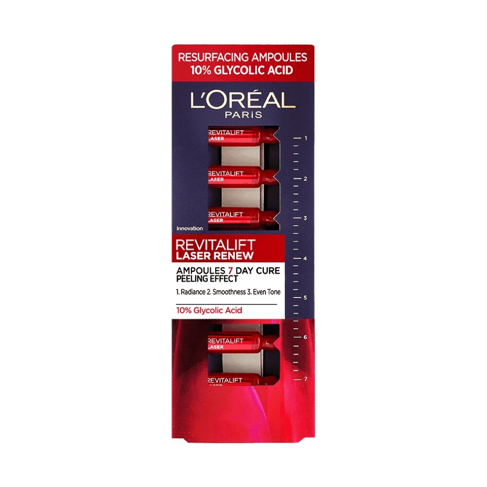 L'Oreal Revitalift Laser Renew Ampoules 7 Day Cure Peeling Effect slider