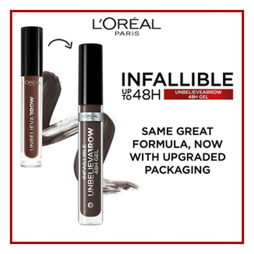 L'Oreal Unbelieva Brow Gel 108 Dark Brunette Slight Damage slider