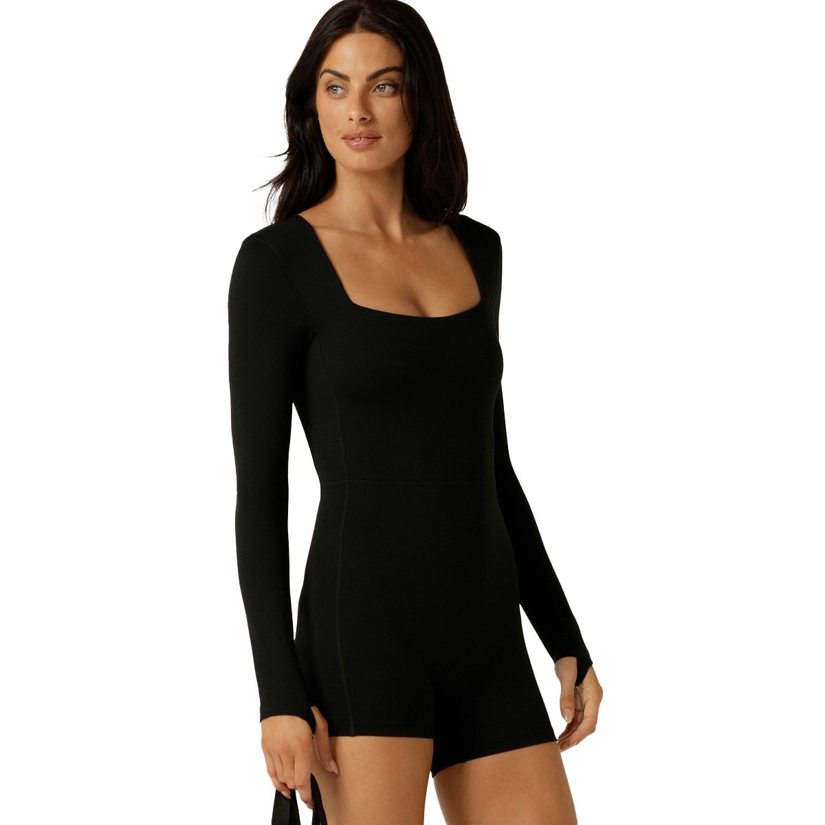 Lorna Jane Womens Effortless Long Sleeve Active Tee Black M - Black slider