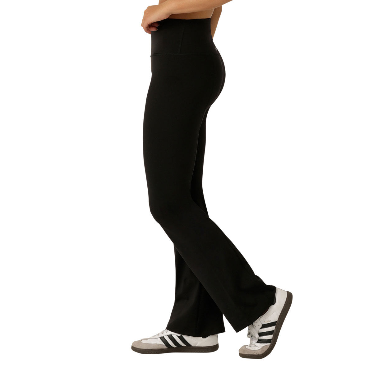 Lorna Jane Womens Lotus Flare Full Length Leggings - Black slider