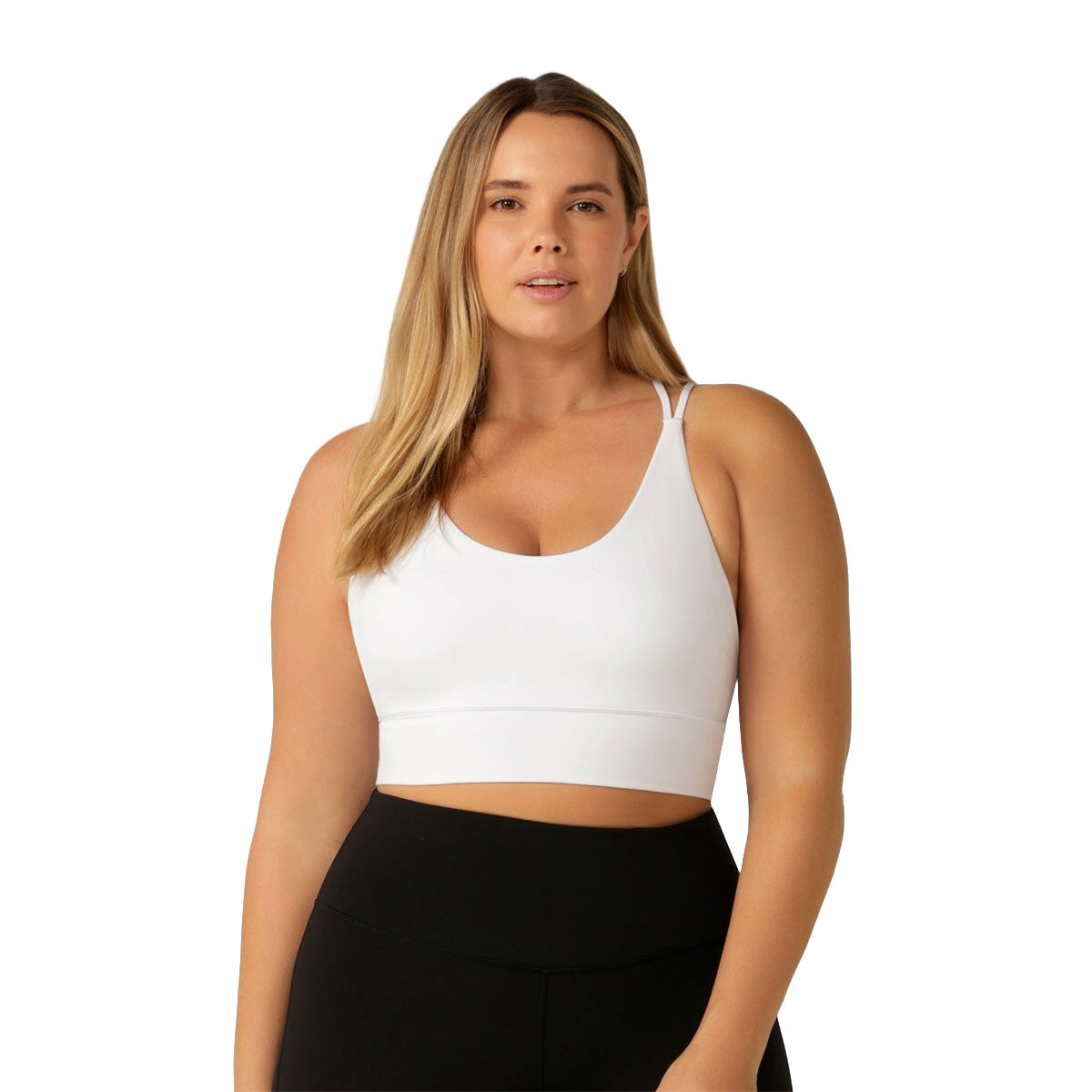 Lorna Jane Womens Lotus Sports Bra - White slider