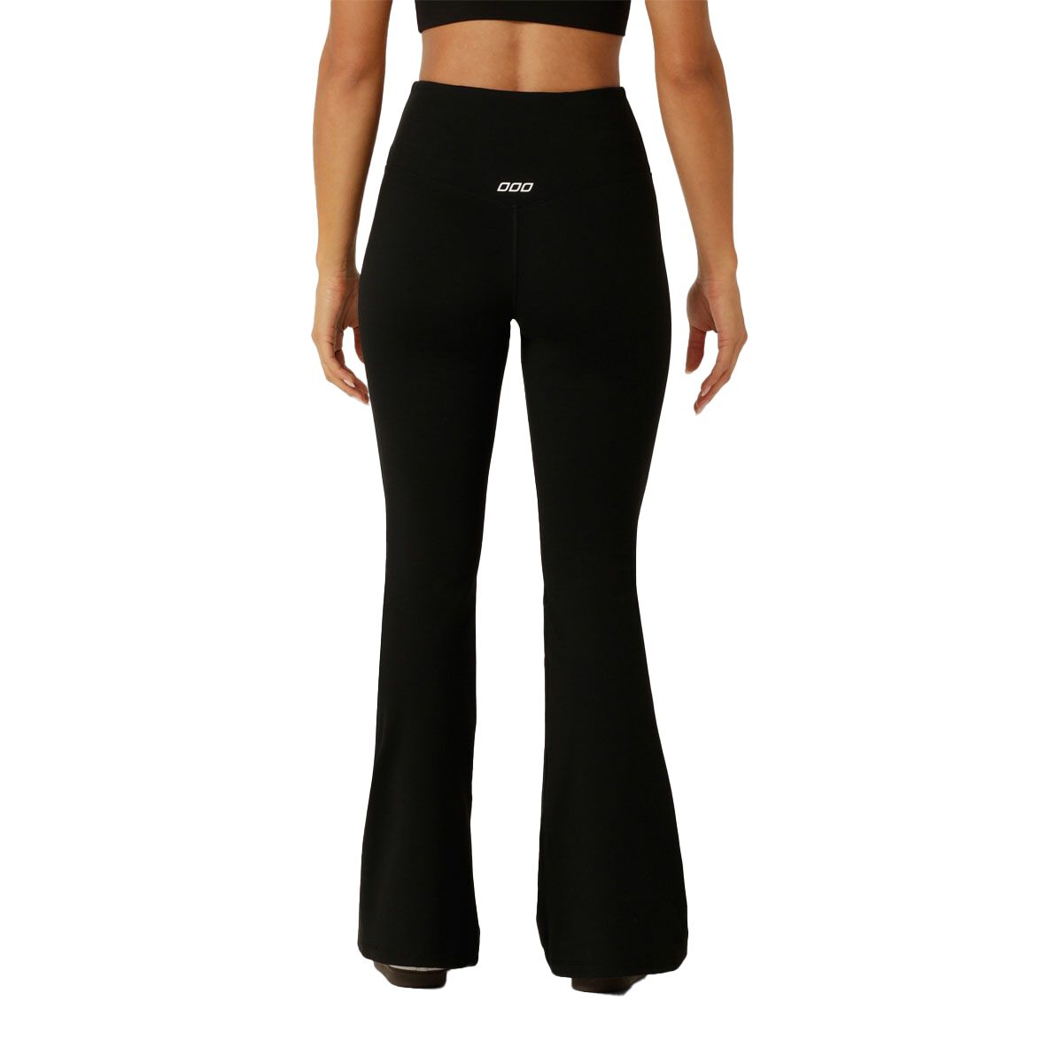 Lorna Jane Womens Lotus Thermal Flared Leggings - Black slider