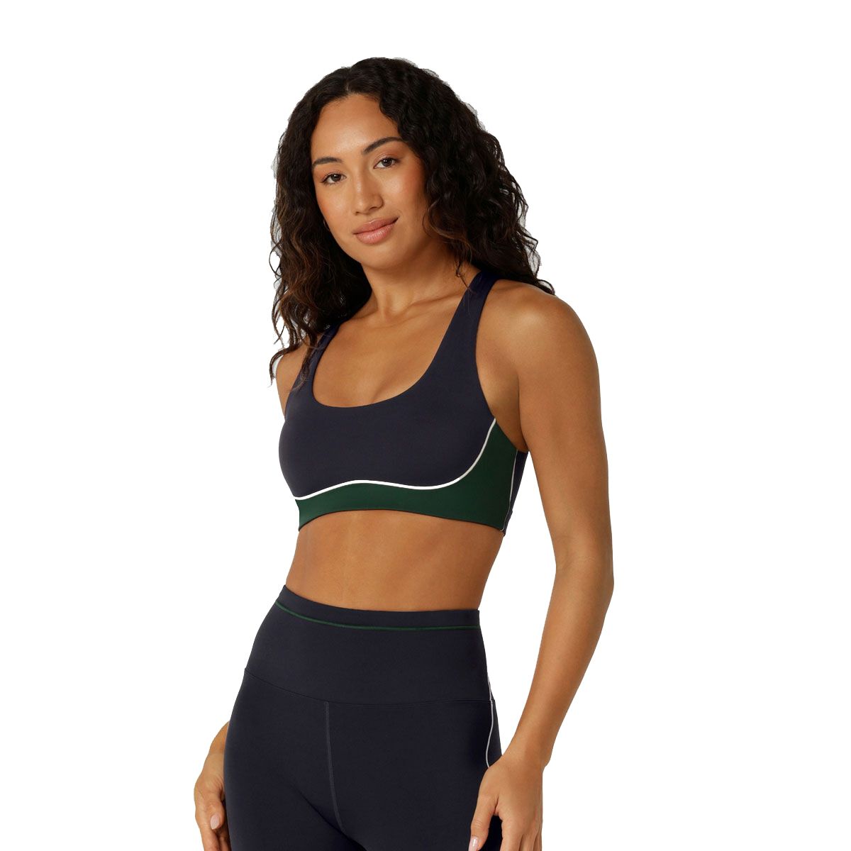 Lorna Jane Womens Momentum High Support Sports Bra - Midnight slider