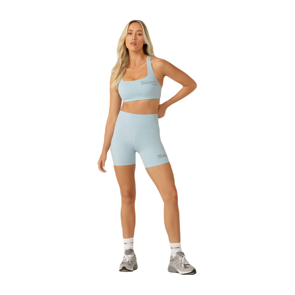 Lorna Jane Womens Move 14cm Booty Bike Shorts - Blue slider