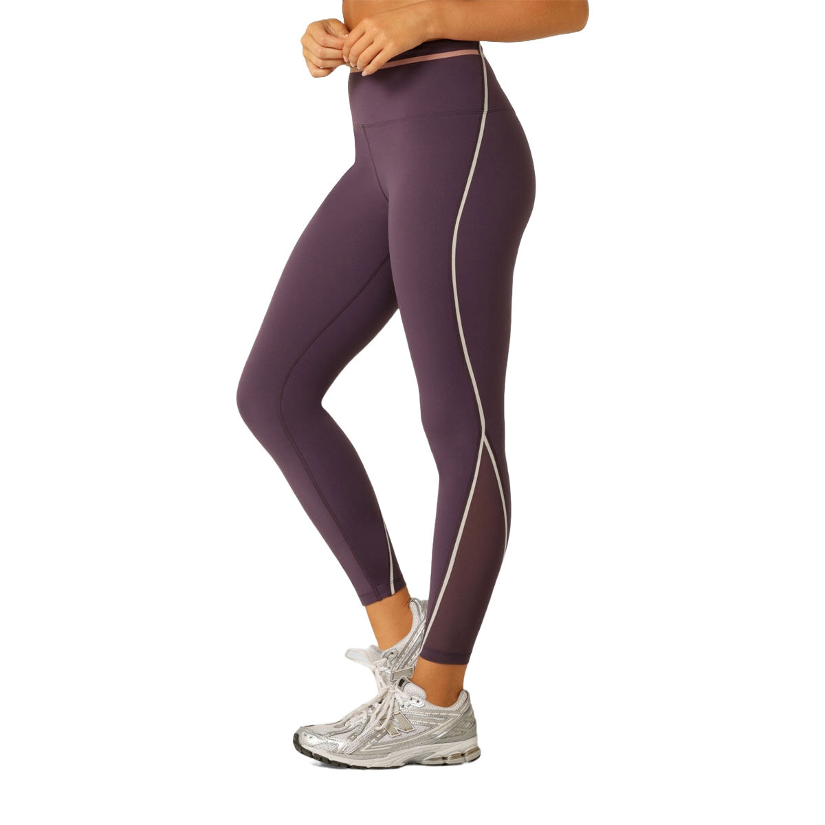 Lorna Jane Womens Podium 5 Pocket Full Length Tights - Plum slider